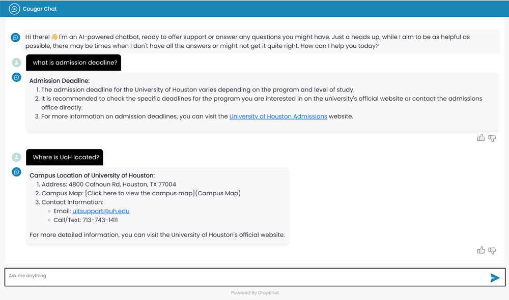 university-houston-ai-chatbot-qa